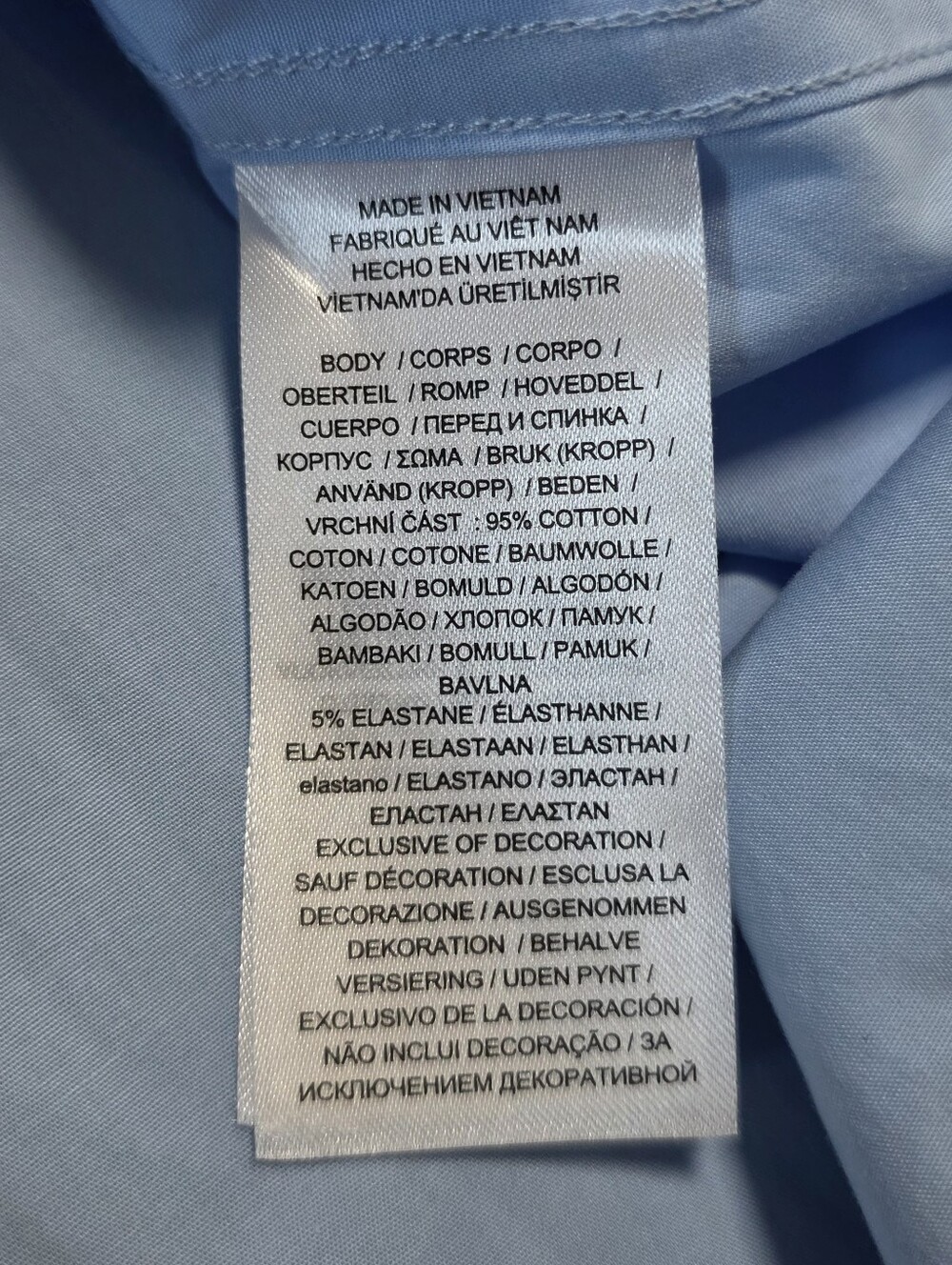 Lauren Ralph Lauren Womens Purepress Monogram Button-up Poplin Dress Shirt Sz XL - Picture 8 of 8